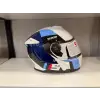 KASK SHIRO DİSCOVER SPOWER PARLAK BEYAZ/MAVİ/LACİVERT