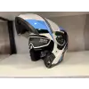 KASK SHIRO DİSCOVER SPOWER PARLAK BEYAZ/MAVİ/LACİVERT