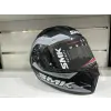 Kask Smk MA261Stellar Bolt Mat Siyah/Gri