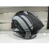 Kask Smk MA261Stellar Bolt Mat Siyah/Gri