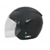 Kask Sw-733 Mat Siyah Şeffaf Camlı