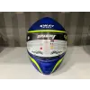 KASK SW-917 STARS MAT BLUE/YELLOW ÇENE AÇILIR GÜNEŞ GÖZLÜKLÜ