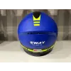 KASK SW-917 STARS MAT BLUE/YELLOW ÇENE AÇILIR GÜNEŞ GÖZLÜKLÜ