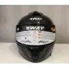KASK SWAY 861F D CARBON PARLAK SİYAH