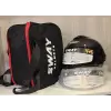 KASK SWAY 861F D CARBON PARLAK SİYAH