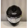 KASK SWAY 861F D CARBON PARLAK SİYAH
