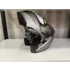 KASK SWAY 926 MAT TİTANYUM ÇENE AÇILIR