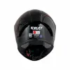 KASK SWAY F357 Kask PARLAK SİYAH