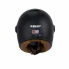 KASK SWAY SW-V6 RETRO MAT SİYAH