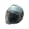 KASK SWAY SW-737 MAT GRİ ÇENESİZ GÜNEŞ GÖZLÜKLÜ