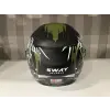 KASK SWAY SW-766 Matt Warrıor Black Army Grey GÜNEŞ GÖZLÜKLÜ