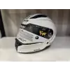 KASK SWAY SW 850 WHITE/SİLVER FULL FACE
