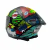 KASK SWAY SW 865 BOOM Black Callorful GÜNEŞ GÖZLÜKLÜ