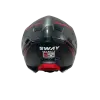 KASK SWAY SW 865 SPACE Black Red GÜNEŞ GÖZLÜKLÜ