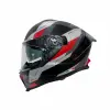 KASK SWAY SW 865 TITAN Black White Red GÜNEŞ GÖZLÜKLÜ