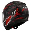 KASK LS2 RAPID 2 KAIJU MAT SİYAH-KIRMIZI-BEYAZ