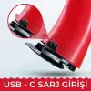 PROHES PH-346 IŞIKLI SARJLI KASK BOYNUZU PEMBE