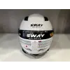 KASK SWAY SW 765 Gloss White ÇENESİZ