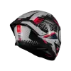 KASK MT THUNDER 4 SV LUMİNENCE A7 BEYAZ/MAVİ/KIRMIZI
