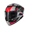 KASK MT THUNDER 4 SV LUMİNENCE A7 BEYAZ/MAVİ/KIRMIZI