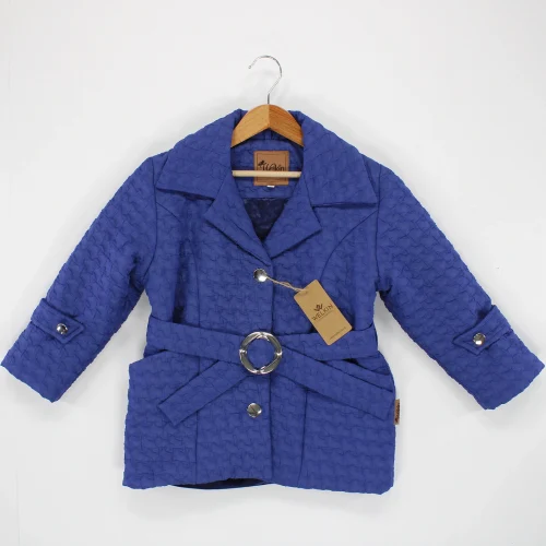 Welkin Jakar Kumaş Kapitone Kız Kaban Astarlı 6-9 Yaş