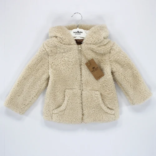 Welkin Süprem Astarlı Kapşonlu Welsoft Kız Kaban 2 - 5 Yaş