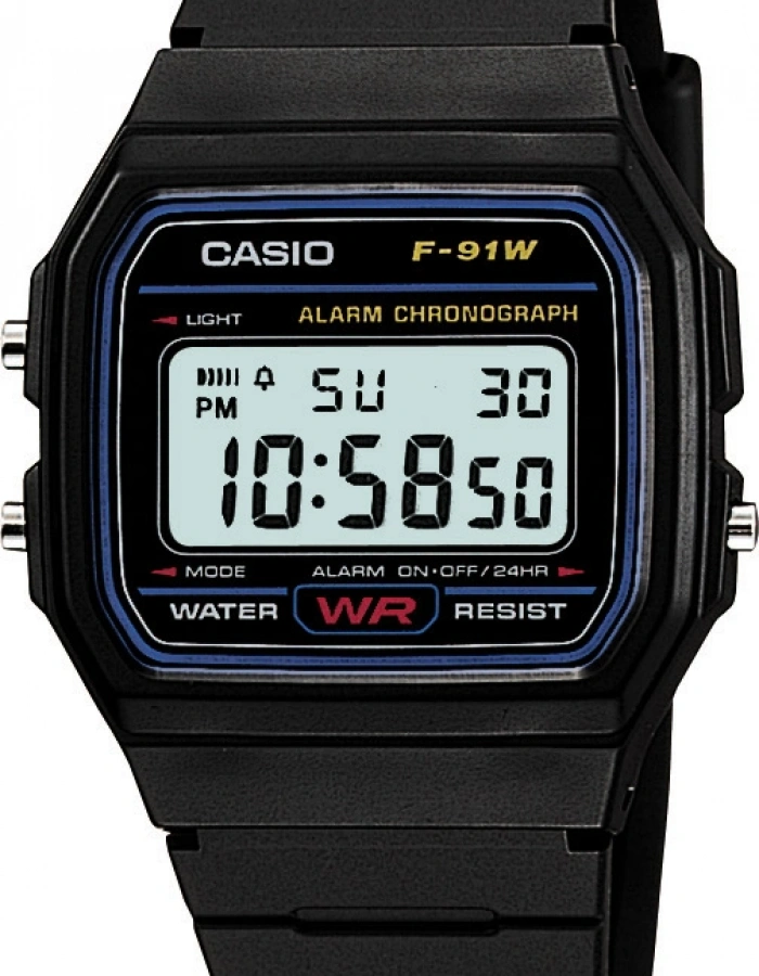 Casio F-91W-1DG Kol Saati (Ersa Saat Garantili)