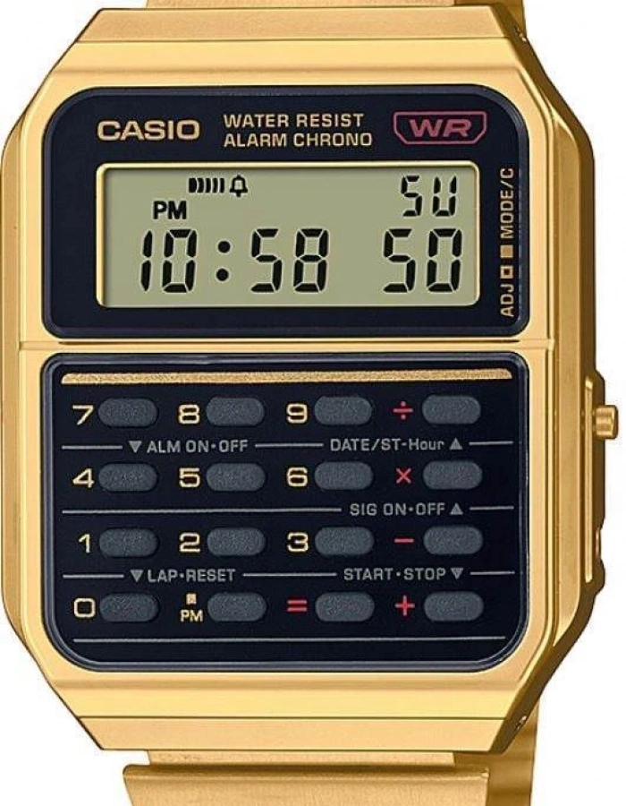Casio CA-500WEG-1ADF Hesap Makineli Kol Saati
