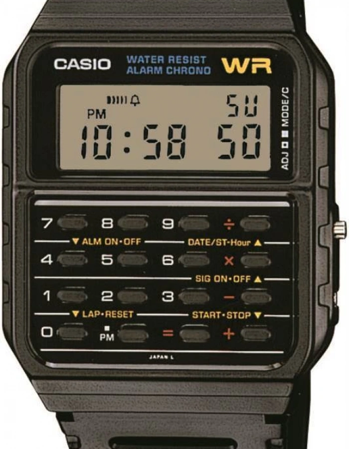 Casio CA-53W-1Z Unisex Hesap Makineli Kol Saati
