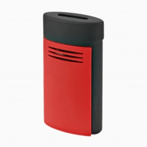 S.T. Dupont Megajet Mat Siyah - Kırmızı Çakmak 20749