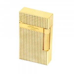 S.T. Dupont Le Grand Çakmak Diamond Head Golden C23009