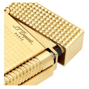 S.T. Dupont Le Grand Çakmak Diamond Head Golden C23009