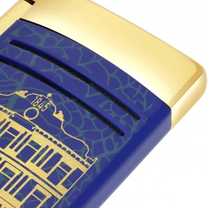 St Dupont Maxijet 24h Partagas Mavi-Sarı Çakmak 20095