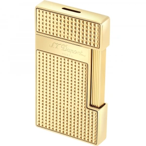 S.T. Dupont Slimmy Golden Diamond Head Çakmak 28009