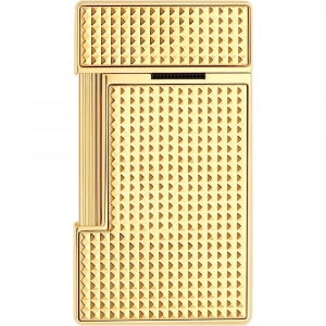 S.T. Dupont Slimmy Golden Diamond Head Çakmak 28009