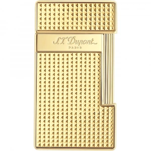 S.T. Dupont Slimmy Golden Diamond Head Çakmak 28009