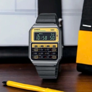 Casio CA-500WEGG-9BDF Hesap Makineli Kol Saati
