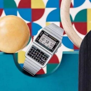 Casio DBC-611-1DF Hesap Makineli Vintage Kol Saati