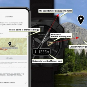 Casio Pro-Trek PRW-B1000-5DR Erkek Kol Saati