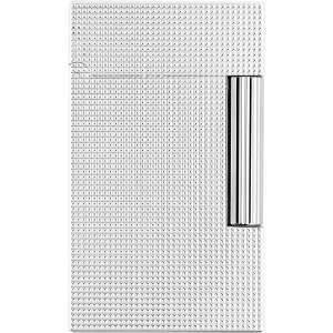 S.T. Dupont Ligne 2 Microdiamond Head Palladium Lighter C016455