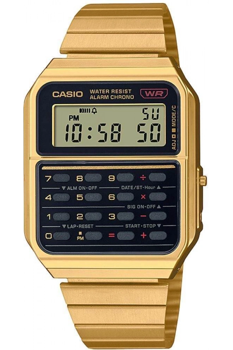 Casio CA-500WEG-1ADF Hesap Makineli Kol Saati