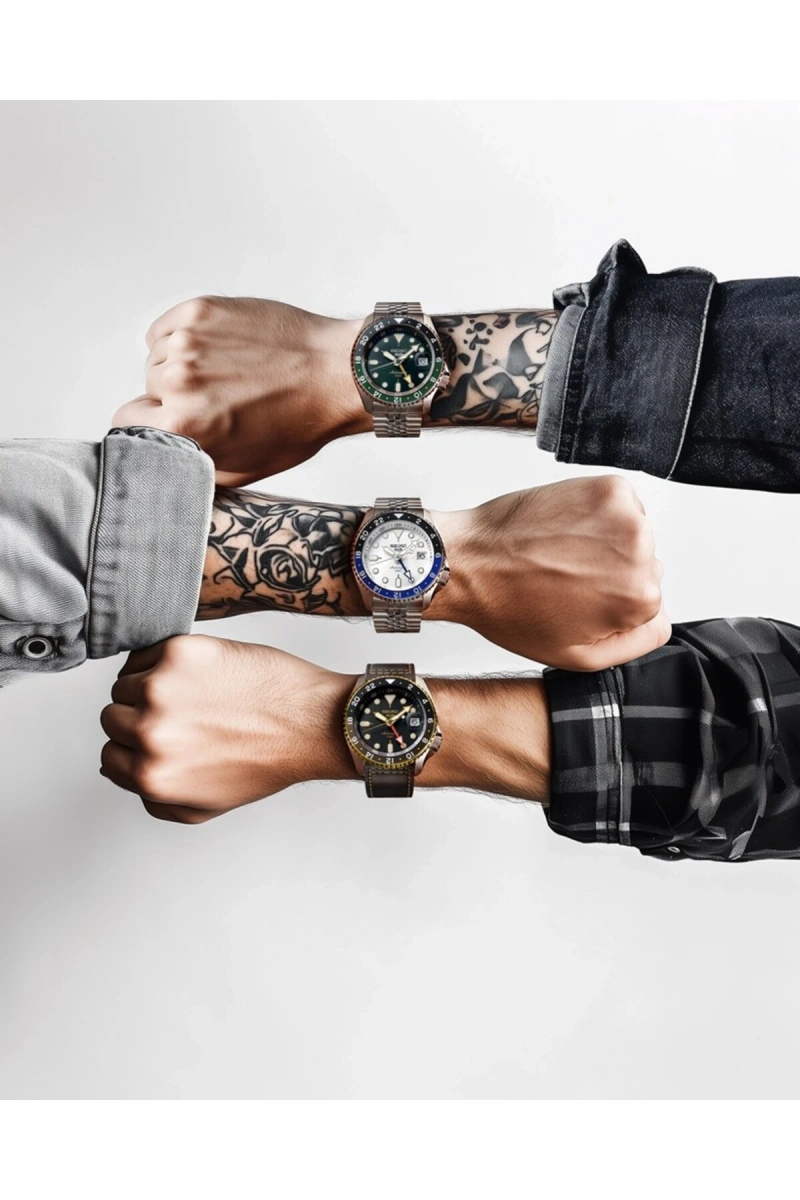 Seiko 5 Sports GMT SSK035J Erkek Kol Saati