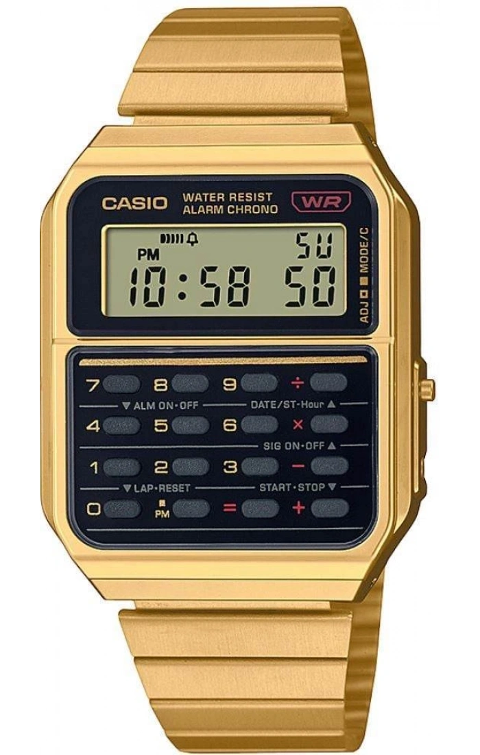Casio CA-500WEG-1ADF Hesap Makineli Kol Saati