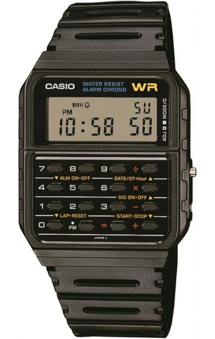 Casio CA-53W-1Z Unisex Hesap Makineli Kol Saati