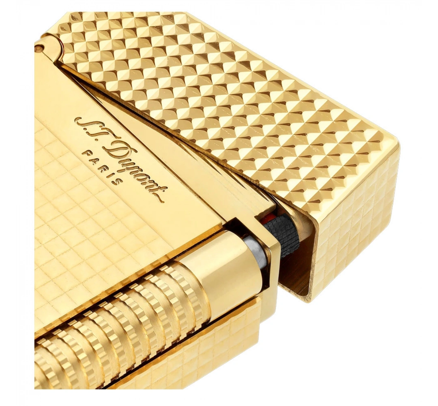 S.T. Dupont Le Grand Çakmak Diamond Head Golden C23009