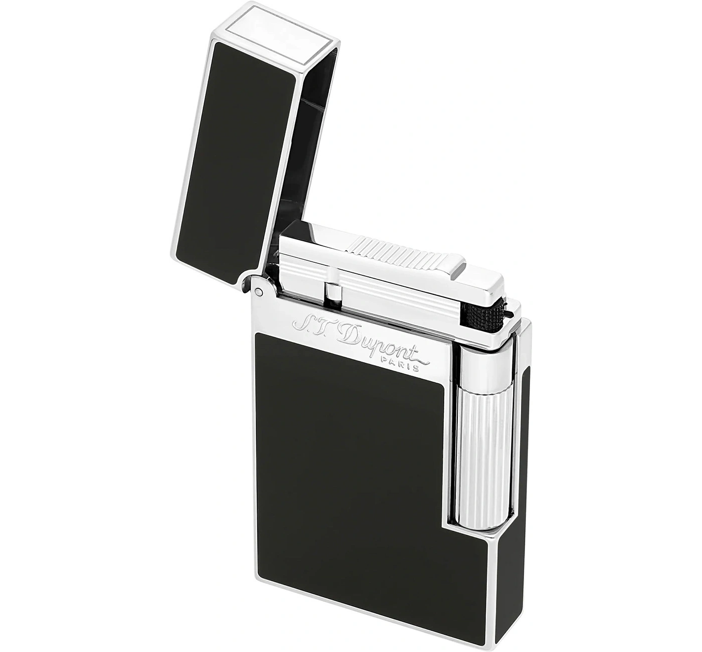 S.T. Dupont Black Chinese Lake ve Paladyum Çakmak 16296