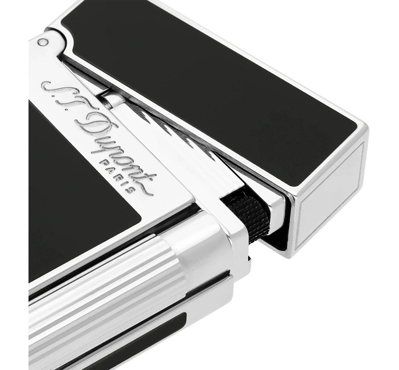 S.T. Dupont Black Chinese Lake ve Paladyum Çakmak 16296