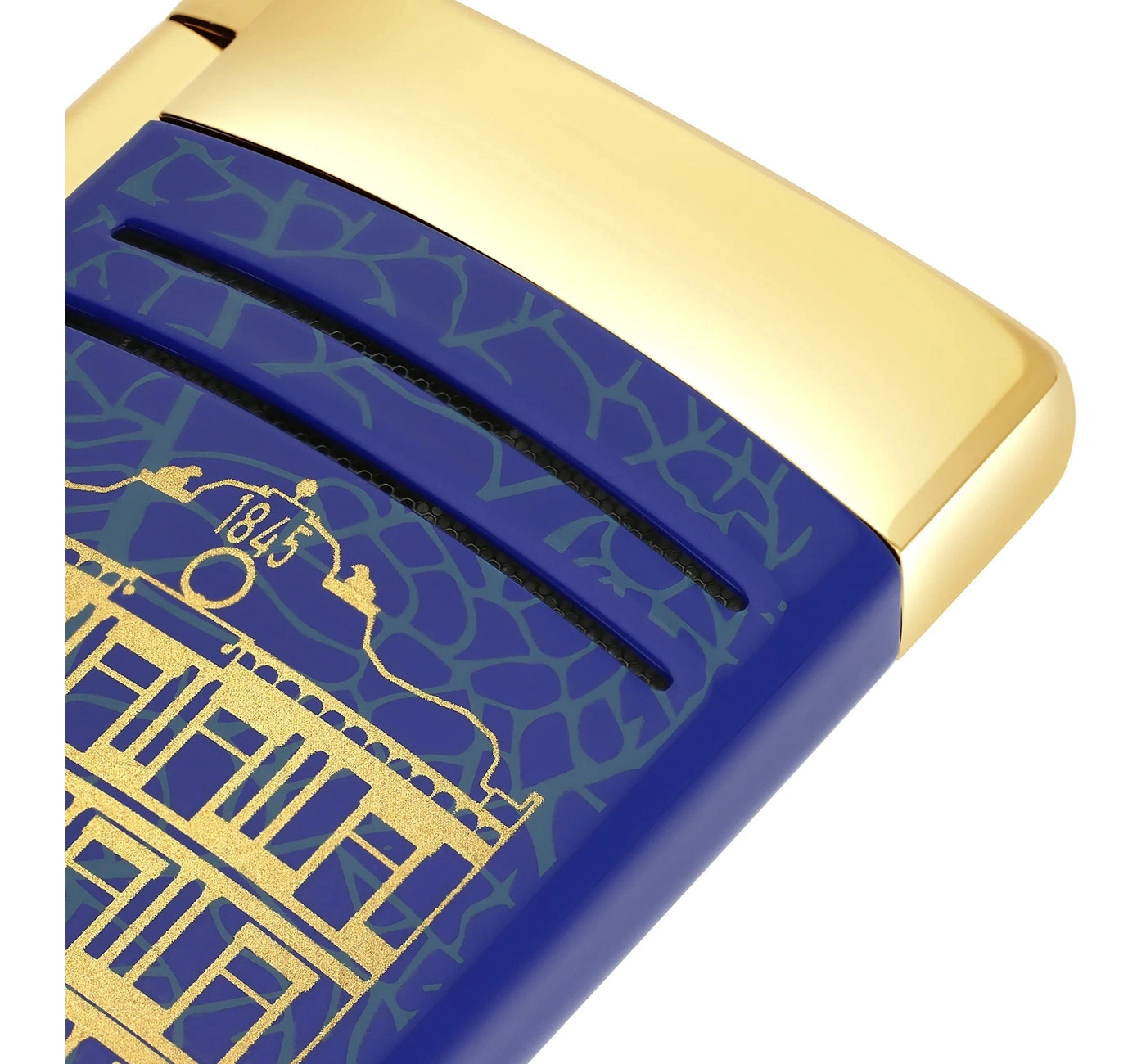 St Dupont Maxijet 24h Partagas Mavi-Sarı Çakmak 20095