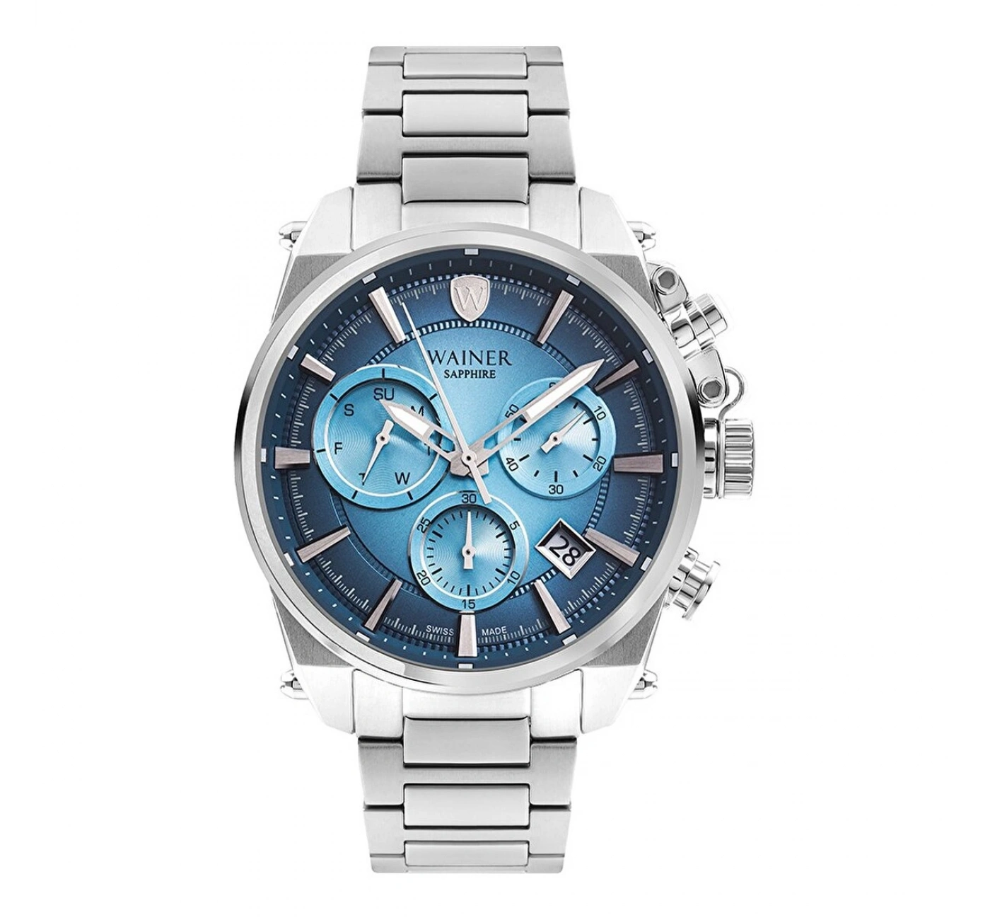 Wainer WA.19200-J Gri Çelik Erkek Kol Saati
