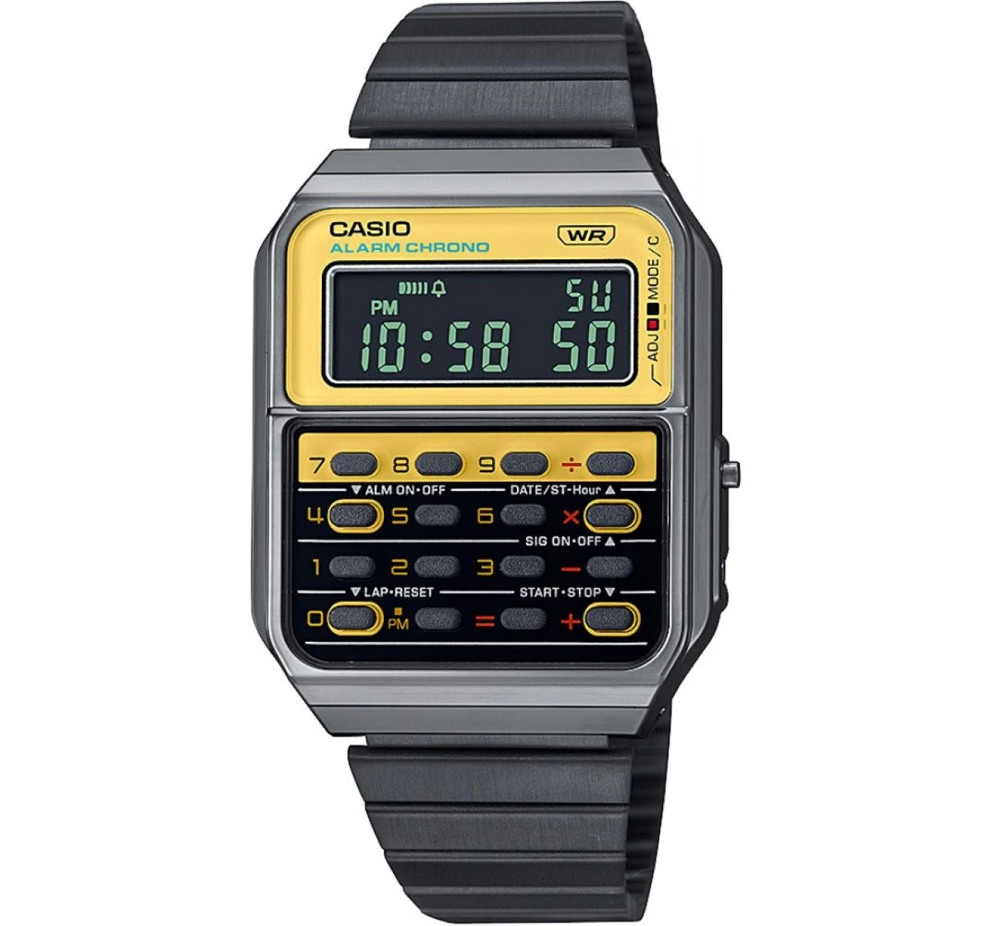 Casio CA-500WEGG-9BDF Hesap Makineli Kol Saati